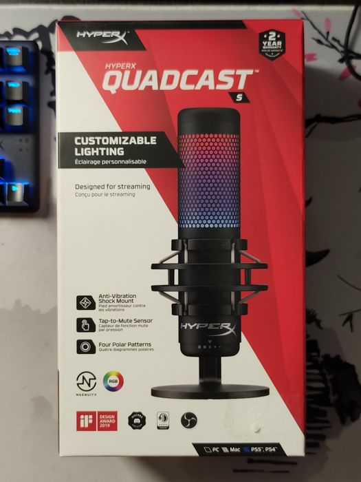 Микрофон Hyperx QUADCAST s