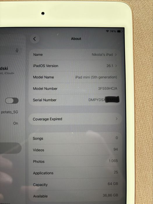 iPad mini 5 64GB WiFi