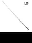 Antena 8 dBi - Helium 868 sau GSM 3G 4G - 110 cm - Omnidirectionala