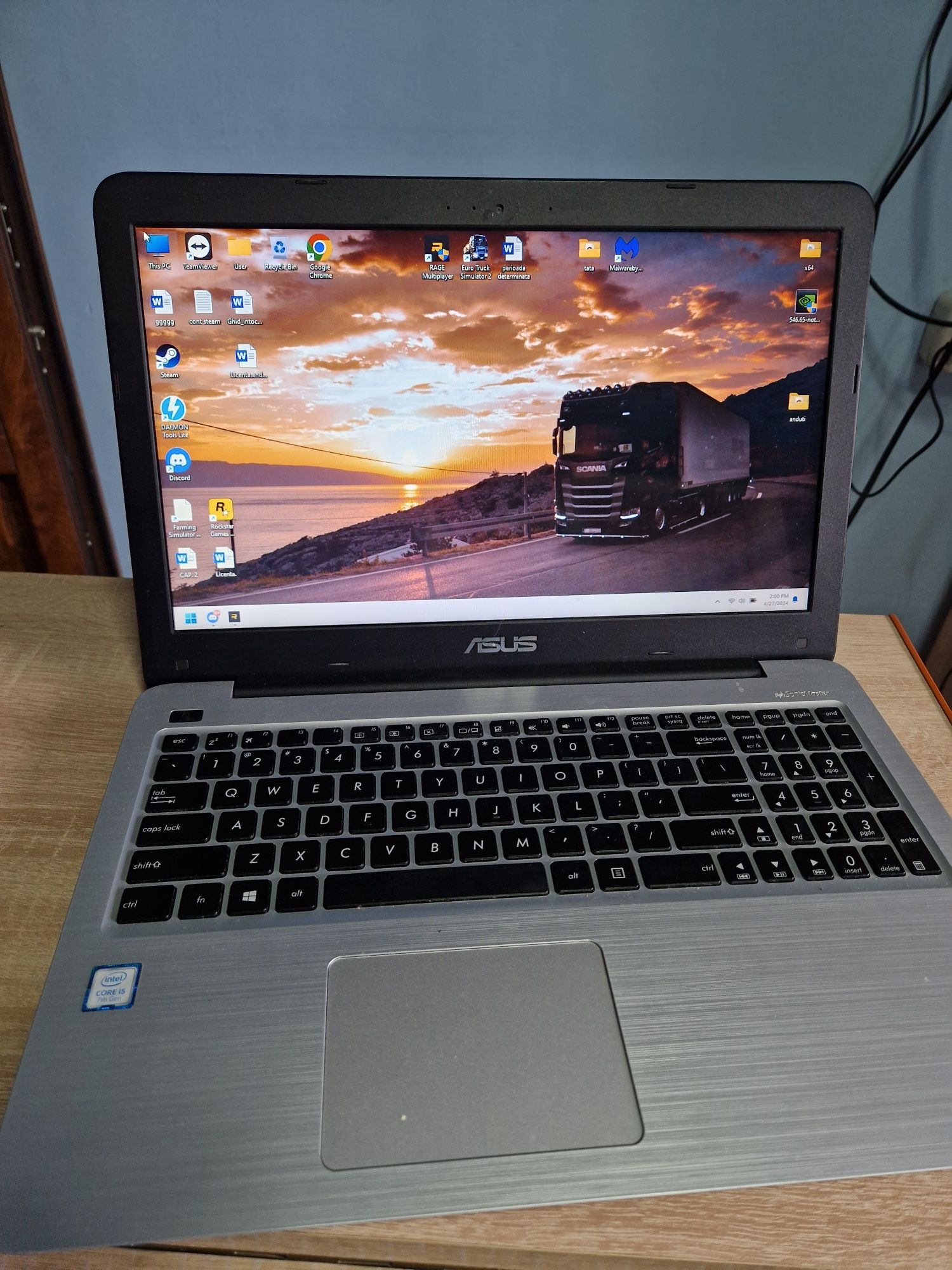 Laptop Gaming Asus Ssb 500Gb i5 gen 7Th