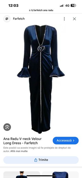 Rochie Ana Radu catifea