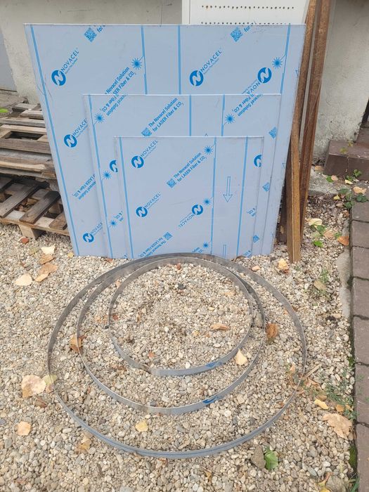 Rame/Forme inox, patrate, dreptunghiulare, rotunde, 1.2/1.5 mm