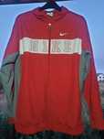 Jacheta/Hanorac Nike Rosu-alb Marimi 152-158 si 158-170