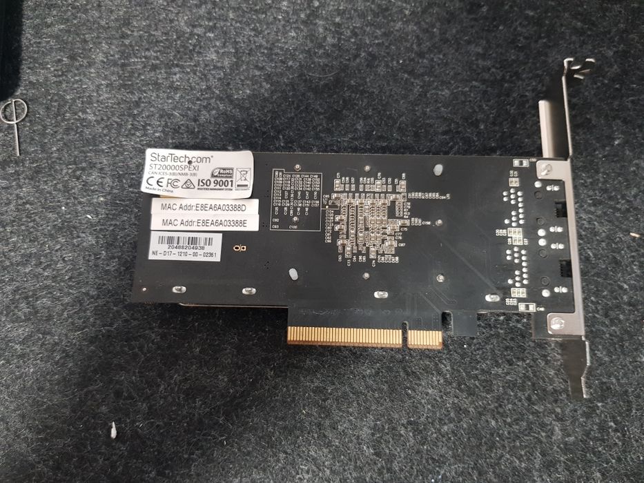 Placa de retea Dual Port RJ45 10GB 2x 10GB RJ45 Startech ST20000SPEXI