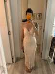 Rochie de satin Zara Nouă