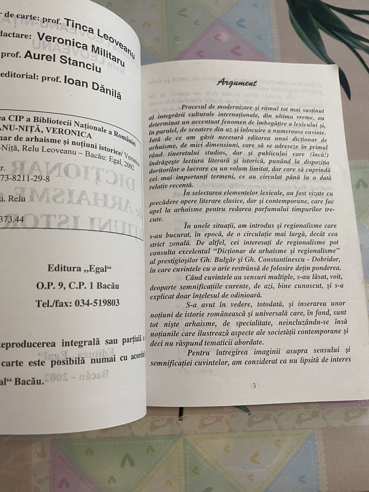 Dictionar de arhaisme și termeni istorici-Veronica Leoveanu Niță