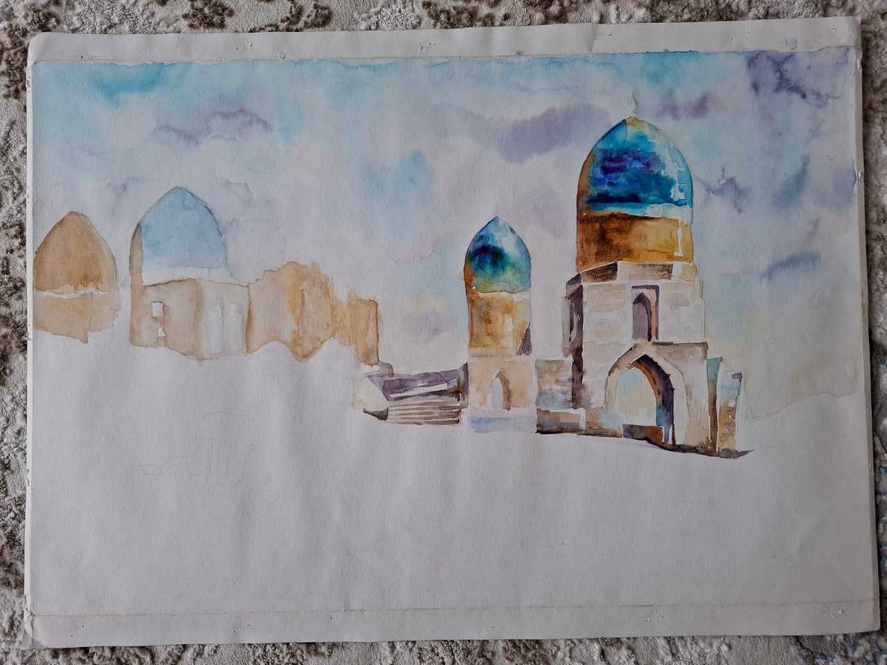 Картина продается, она еще не закончена.