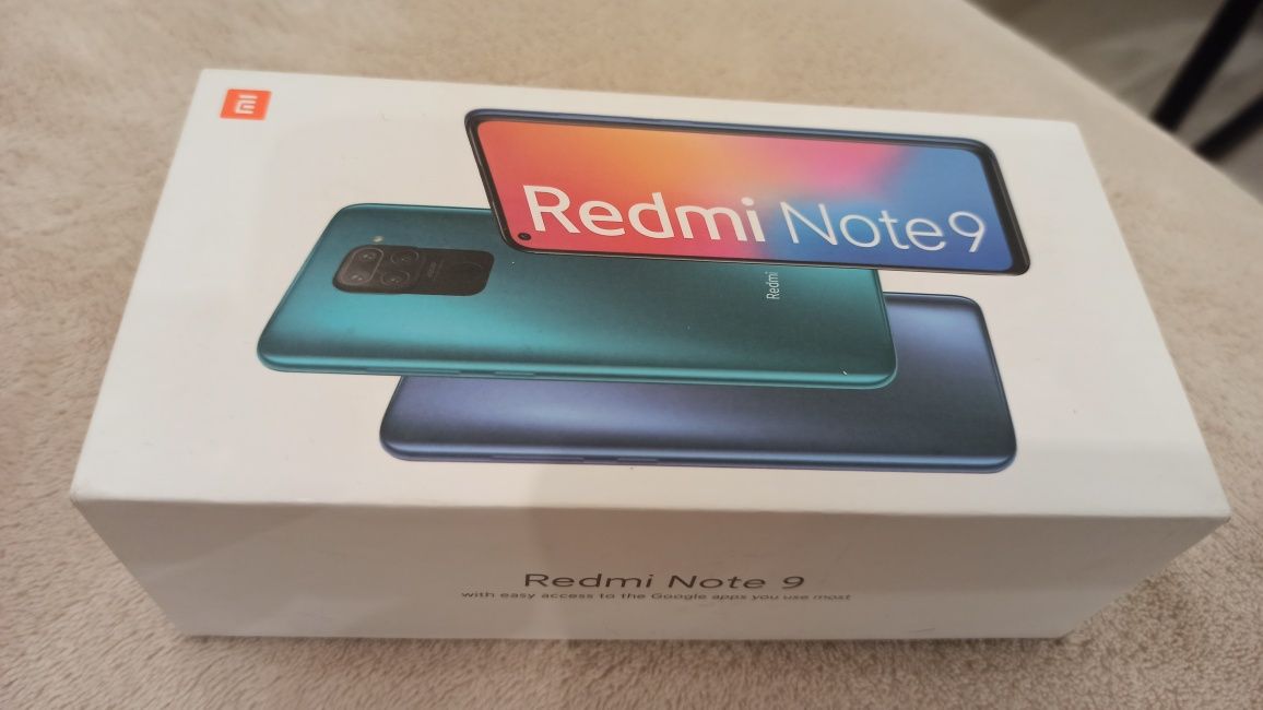 Redmi Note 9 телефон син 128гб
