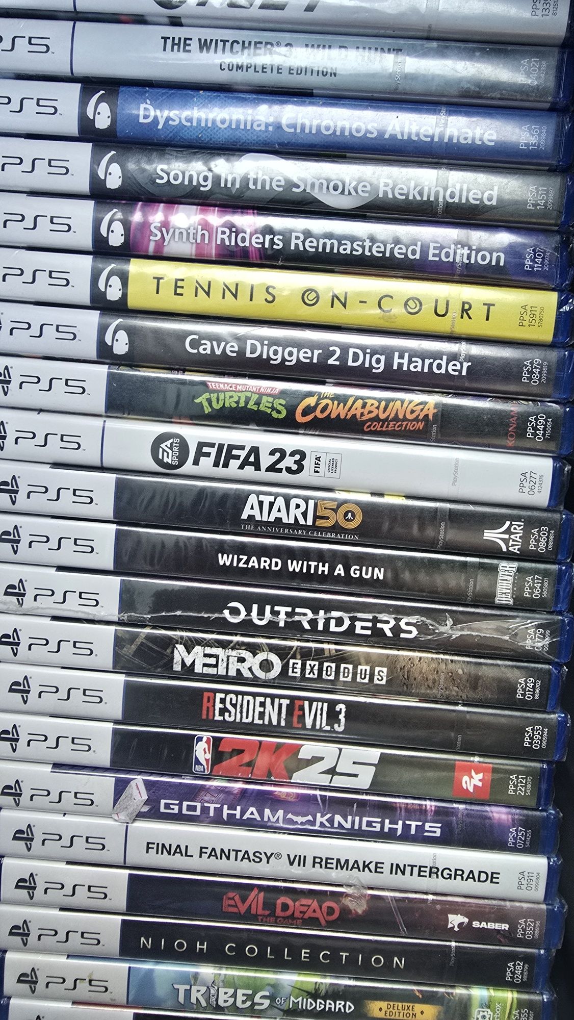Новые диски ps4, ps5