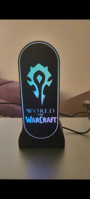 Suport casti cu lumini si telecomanda