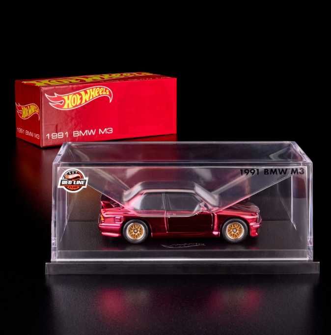 Hot Wheels 1991 BMW M3 RLC Exclusive HNL25 Spectraflame red