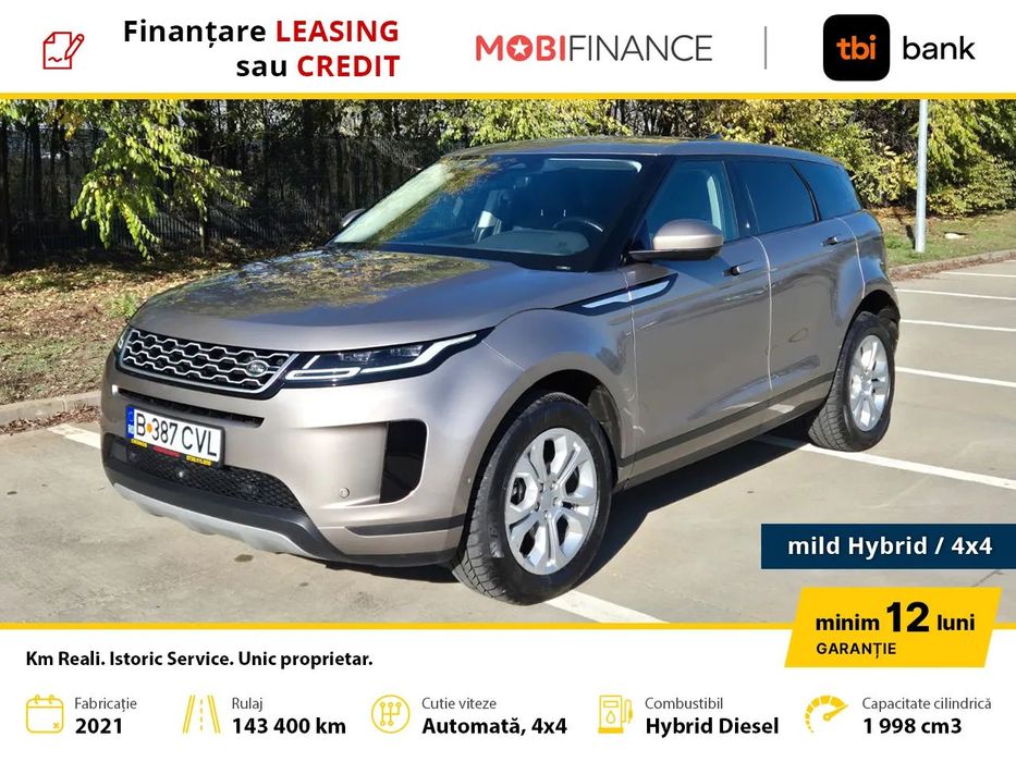 Land Rover Range Rover Evoque Automata AWD /TVA inclus, deductibil /Unic proprietar /Istoric Service