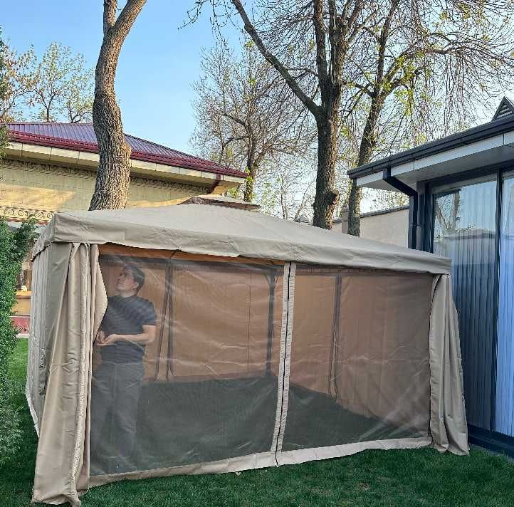 Шатёр зонтик из первых рук 3x3, 3x4, 4x4 , 4x6