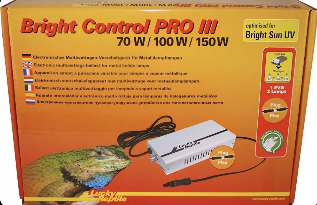 Многоватов баласт за металхалогенни лампи Lucky Reptile Bright Control