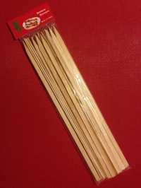 Bețe de bambus cu secțiune dreptunghiulară, 35cm lungime