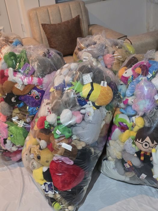 Плюшени играчки за вендинг машини с ЕТИКЕТИ, първо качество.