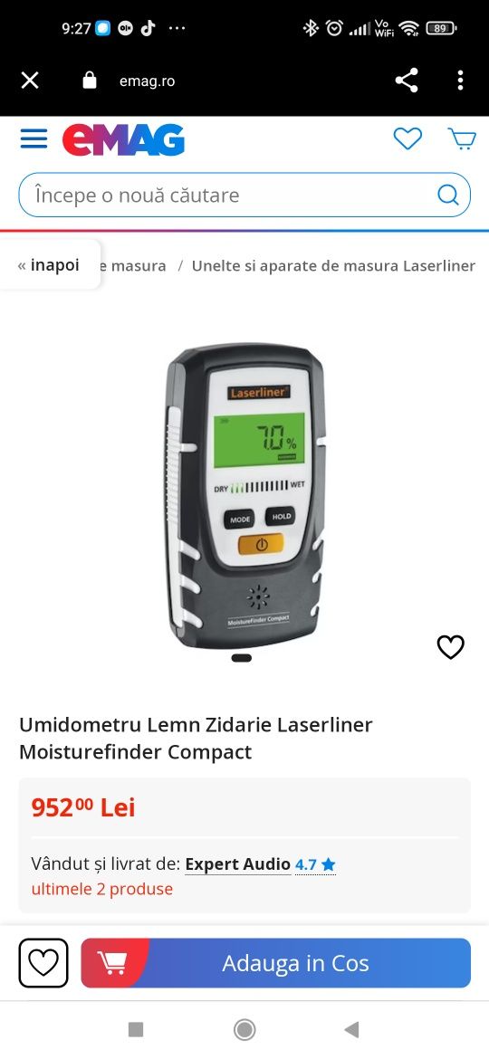 Măsurare umiditate Laserliner