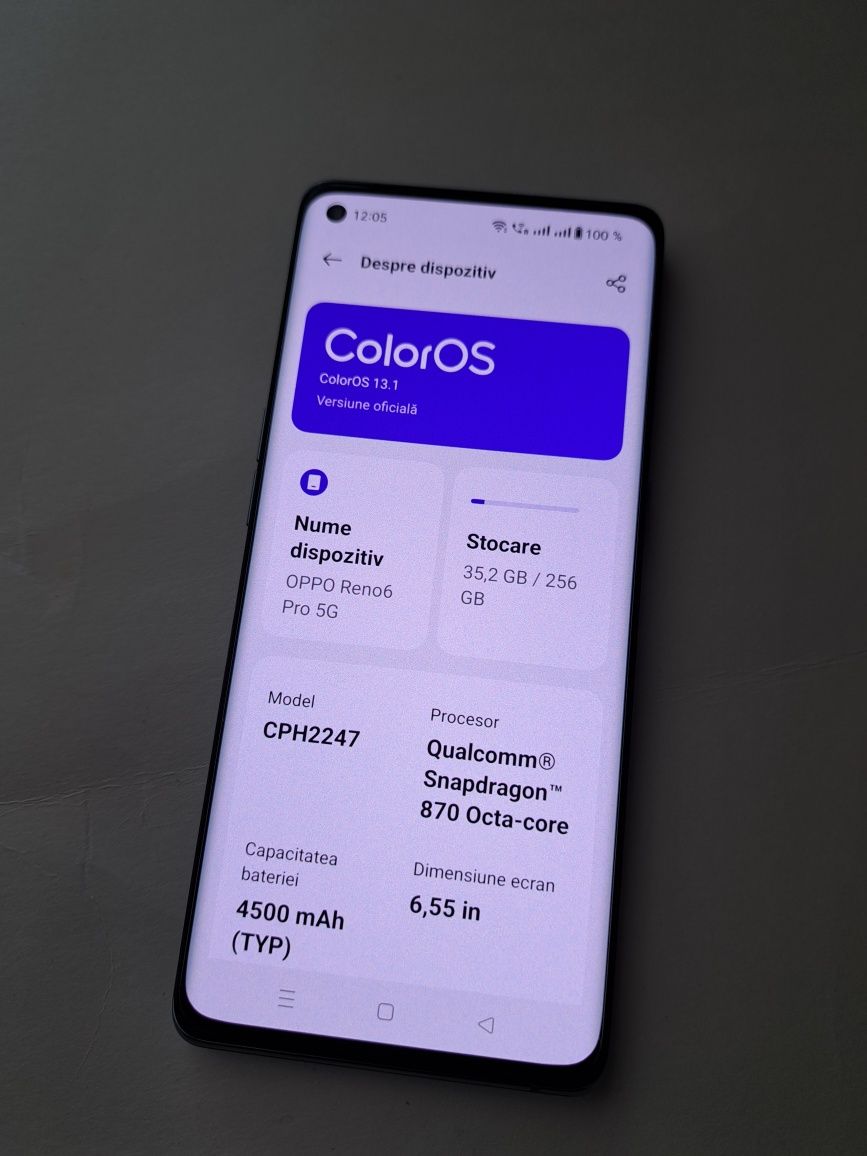 Oppo Reno6 Pro 5G 24/256 GB Snapdragon