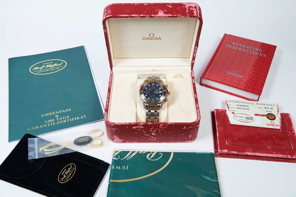 Omega Seamaster Professional Chronograph 2296.80 Tri-metal - Full Set