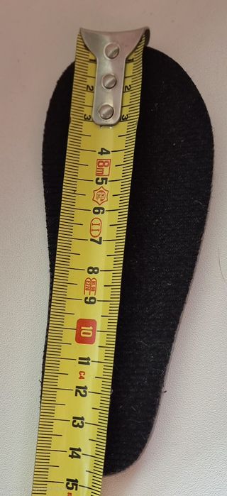 Cizme ploaie impermeabile negre, marime 24/25, interior 14,5 cm