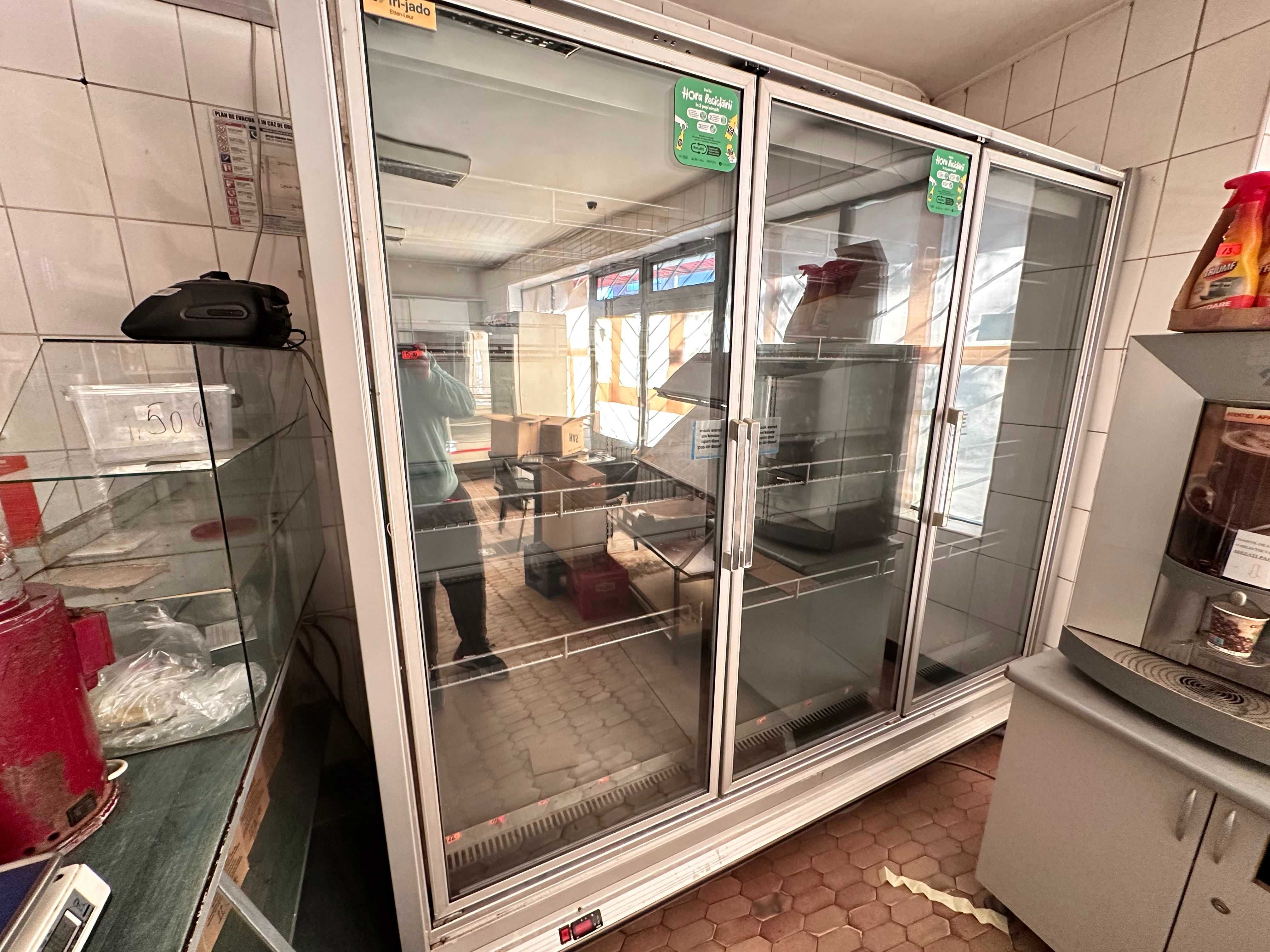 Vitrina frigorifica verticala profesionala cu congelare + agregat