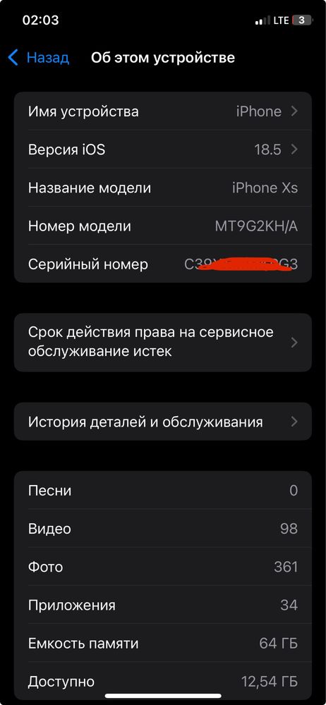 Iphone xs gold true tone