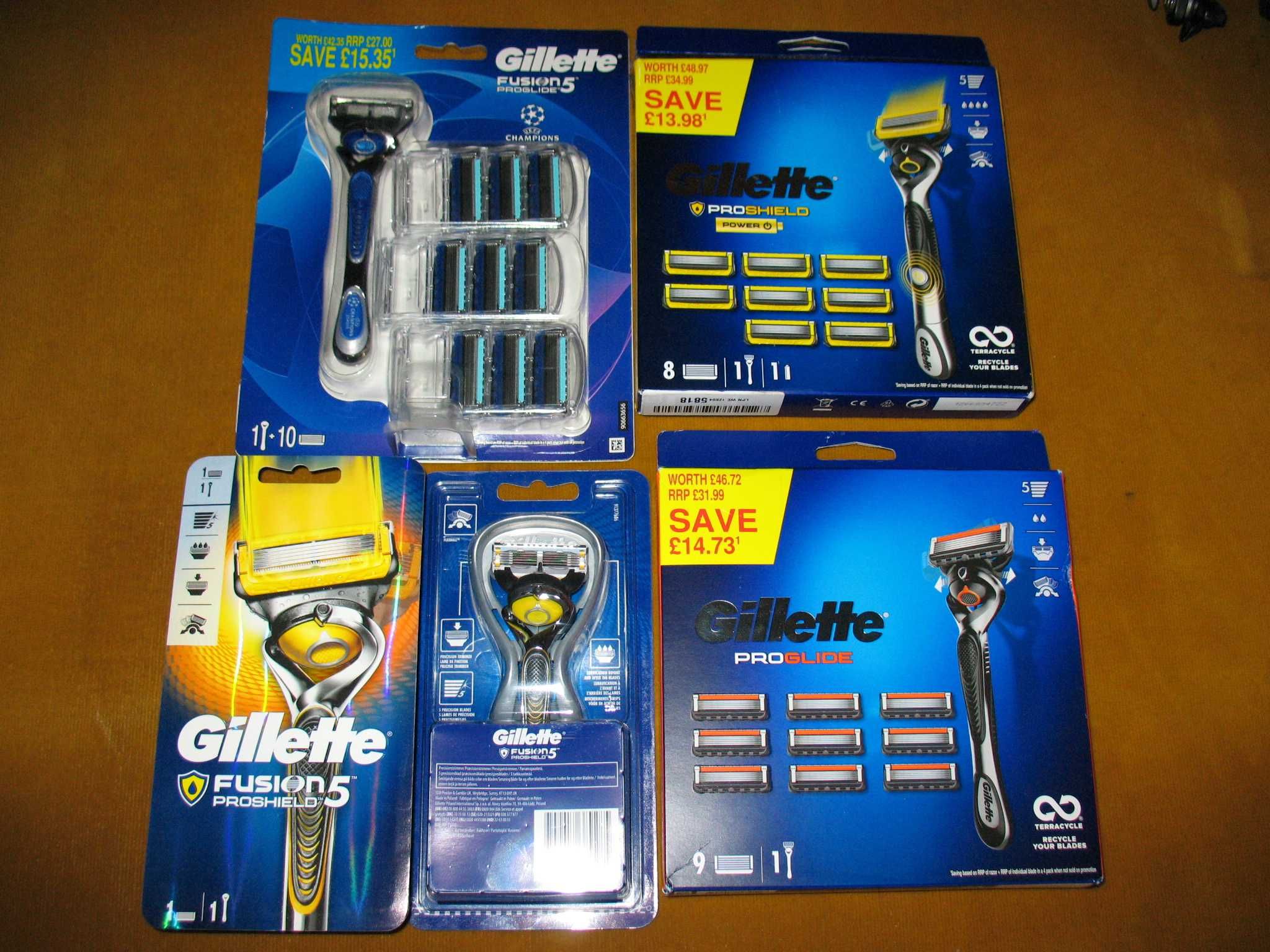 Gillette fusion Proglide Power, Рroshield