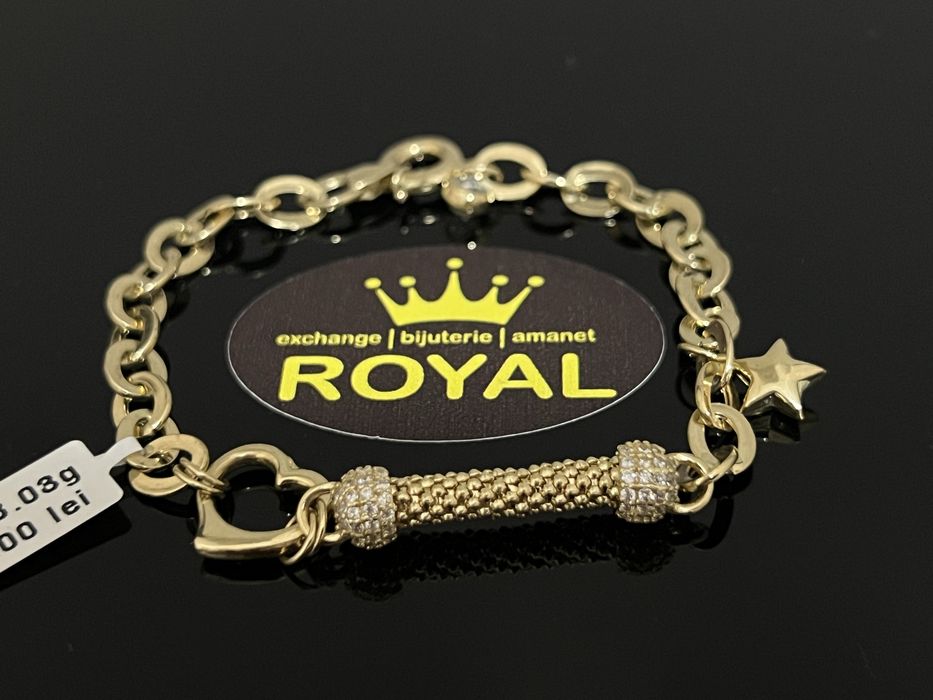 Bijuteria Royal CB : Bratara dama aur 14k 8,03gr