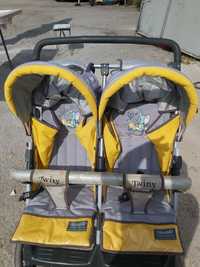 Детска количка за близнаци Chipolino
