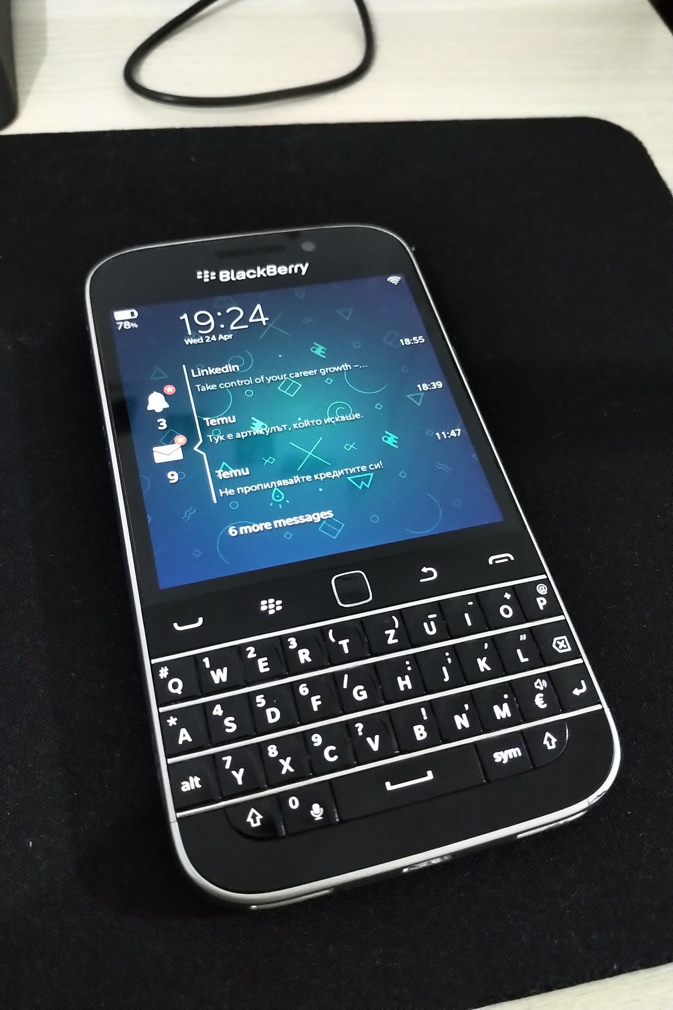 Blackberry Classic Q20