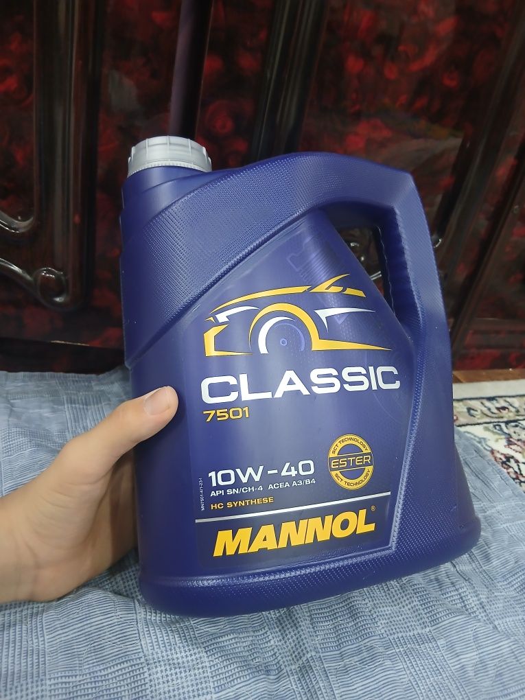 Mannol avtomobil uchun moy va filtr sotiladi