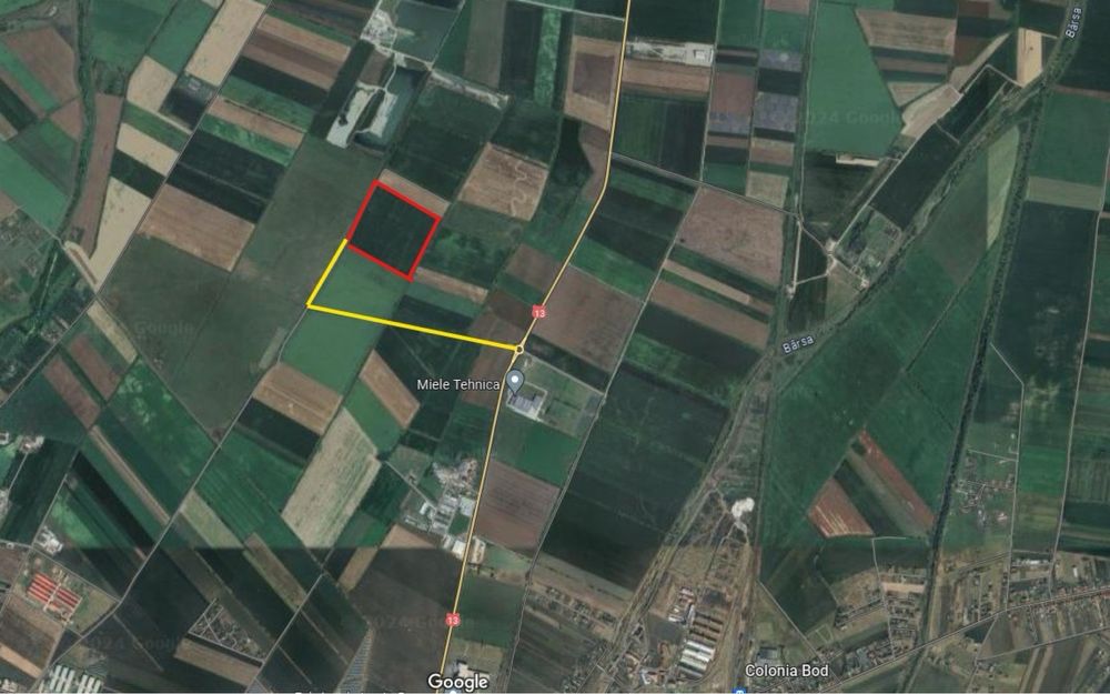 Teren extravilan zona Mielle 10000 mp / 9 € /mp