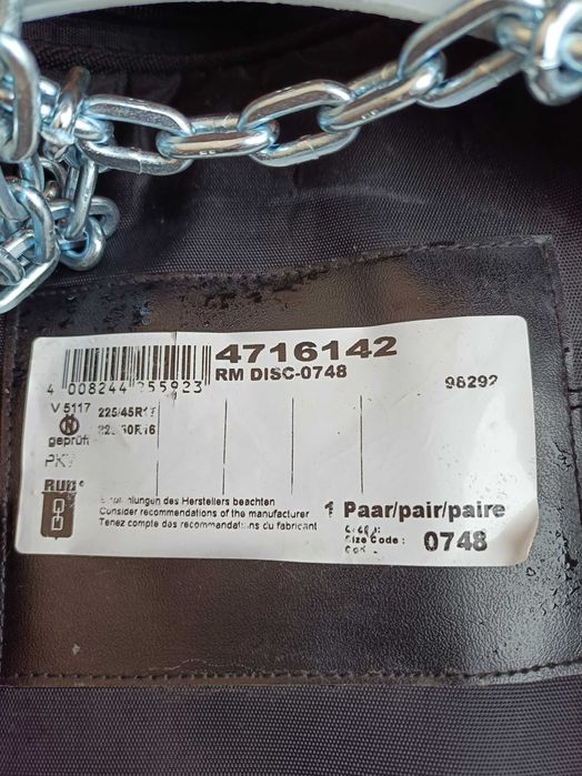 Vând lanțuri Rudmatic noi 225 40 r18, 225 45 r17 225 50 r16 cod RM0748