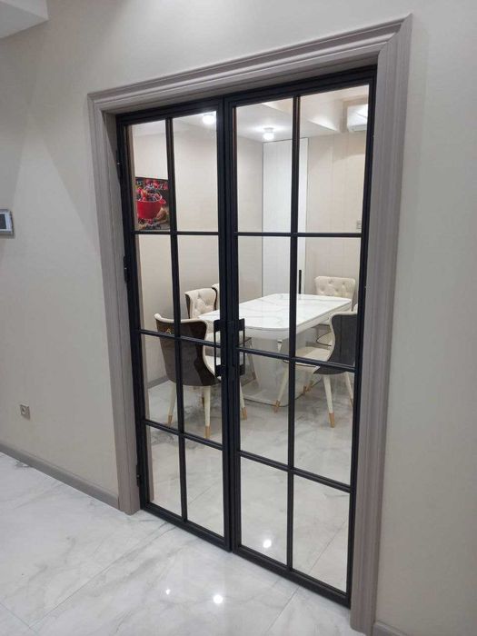 Стеклянные двери и перегородки в стиле Loft