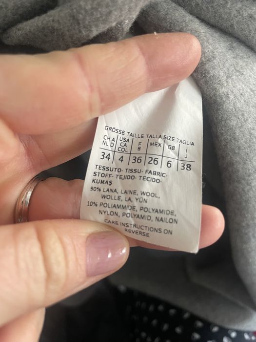 Palton Max Mara gri