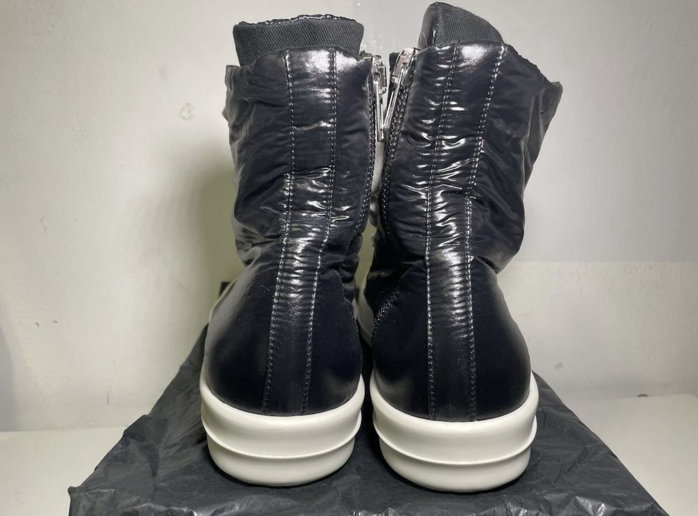 Rick Owens Drkshdw Black Performa Capped Toe / Puffer Ramones