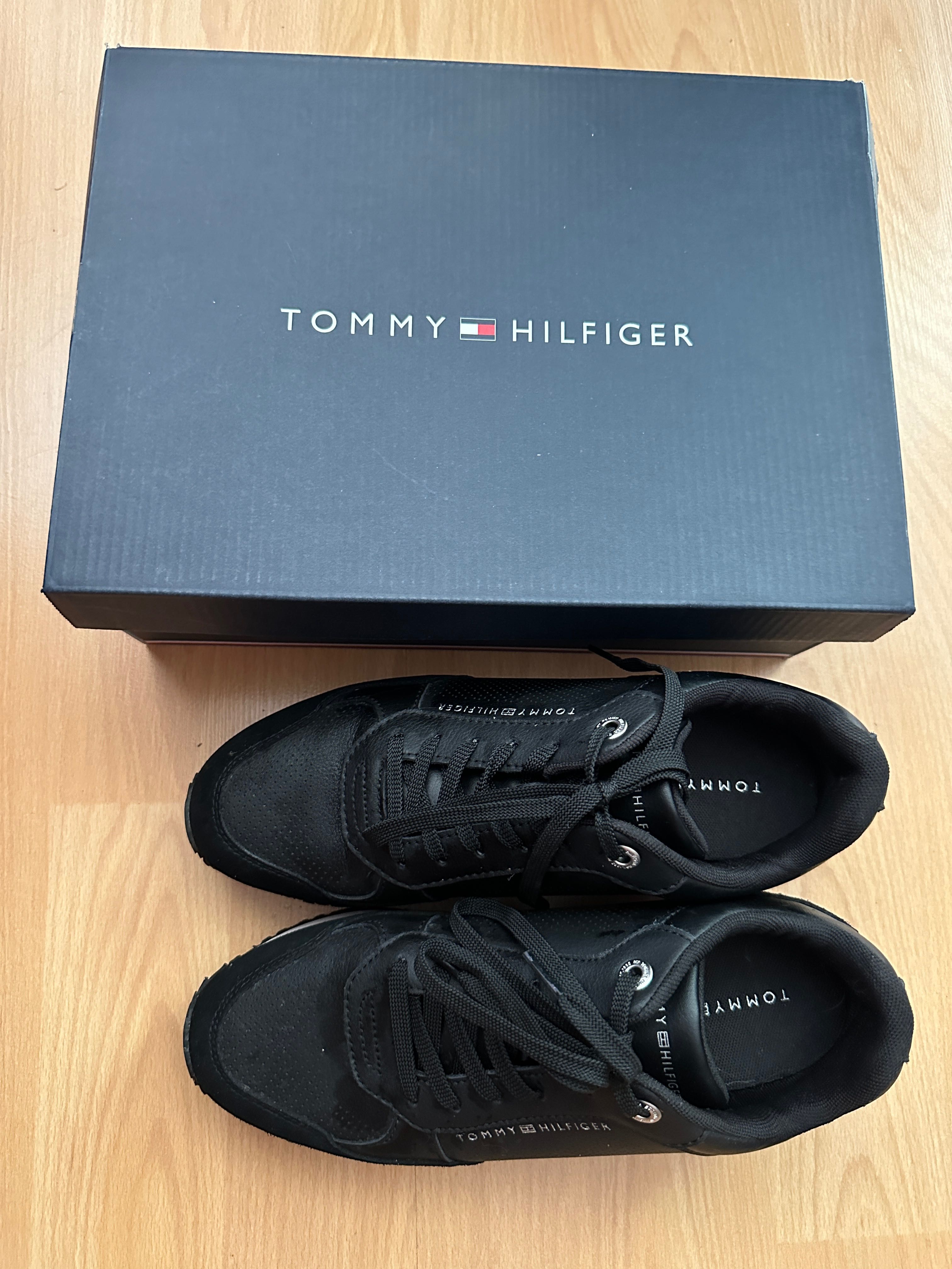 Tommy Hilfiger кожени маратонки