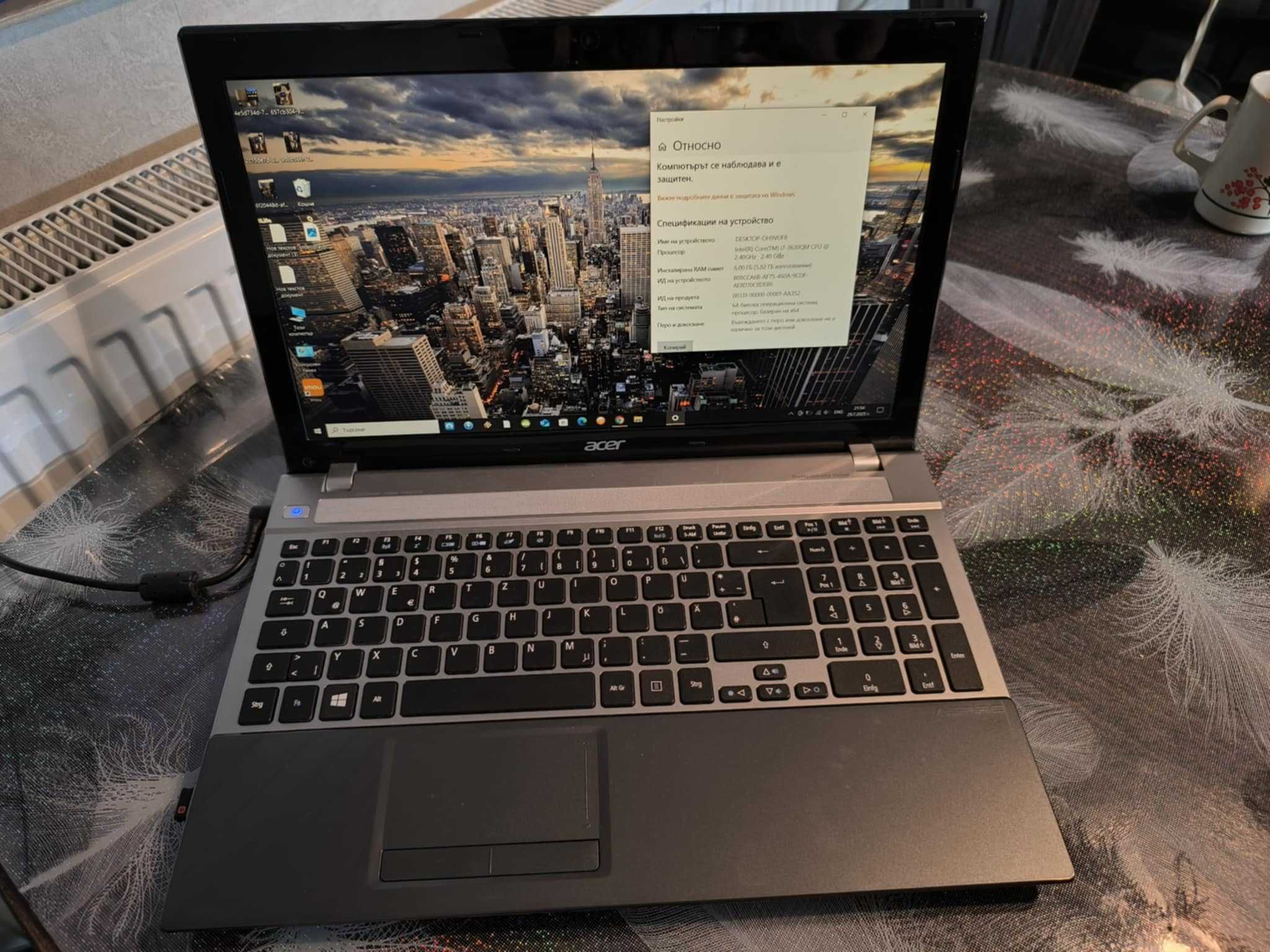 Лаптоп ACER ASPIRE V3-571G - Full HD i7-