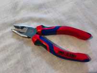 Cleste combinat/patent Knipex cromat cu maner multicomponent 160 mm