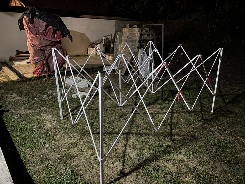 CORT pavilion pliabil 3 x 4,5 M, cadru metal