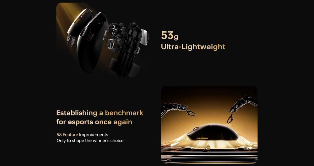 Игровая беспроводная мышка ATK A9 Ultimate