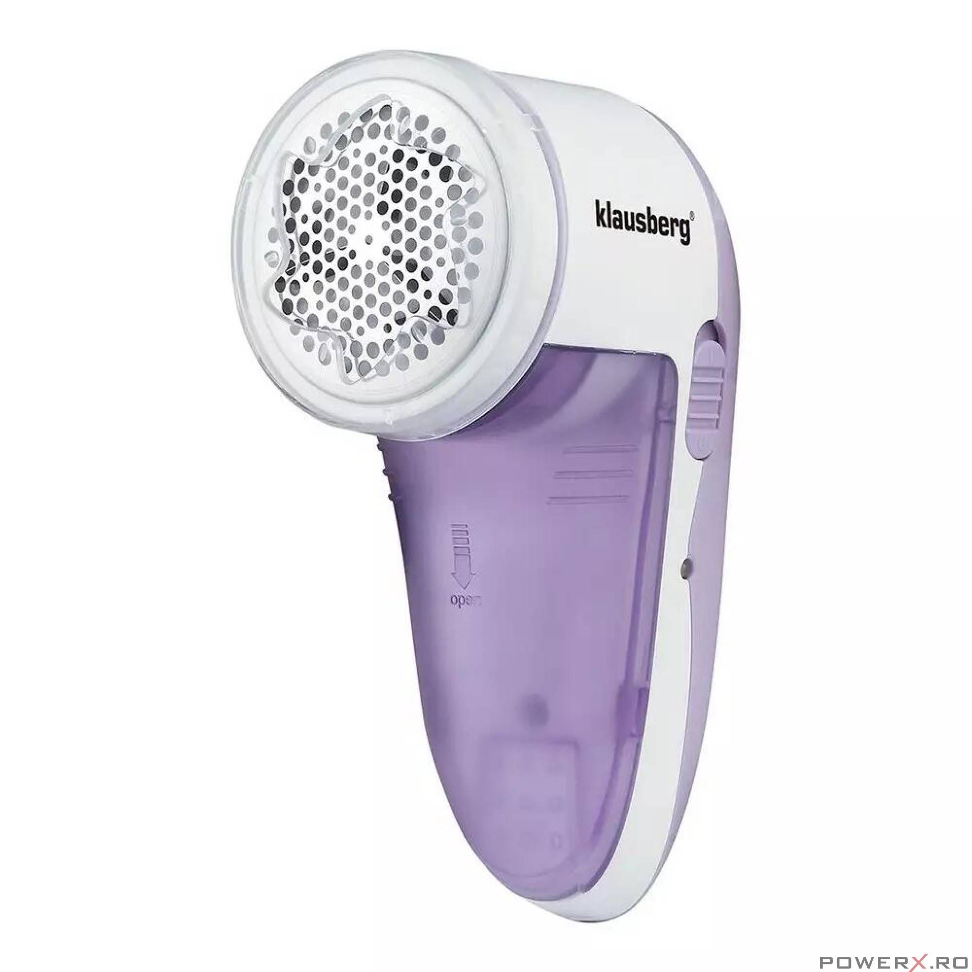 Aparat pentru scame fara fir, violet/alb, Klausberg