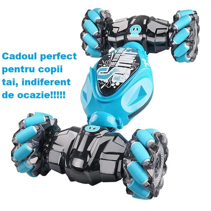 Masinuta cu telecomanda si control prin gesturi Acfapro™, Albastru