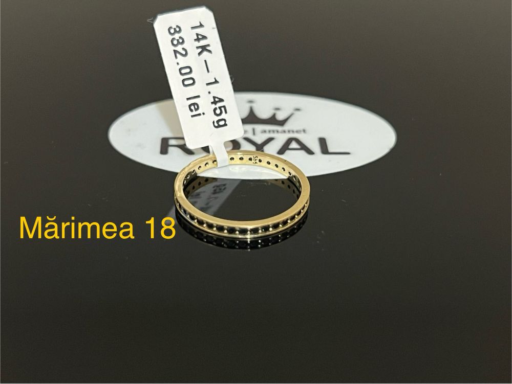 Bijuteria Royal CB : Inel dama aur 14k 1,45gr mărimea 18