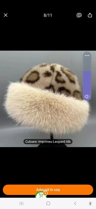 Vând Căciulă blană