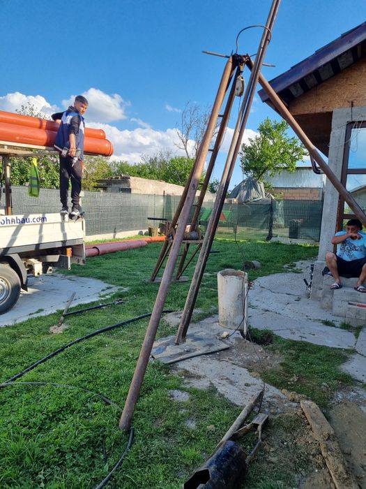 Foraje puturi prelungiri piloni denisipari