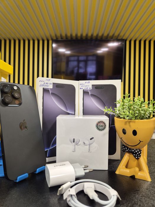 Iphone 16Pro max,256гб, 100%,e-Sim