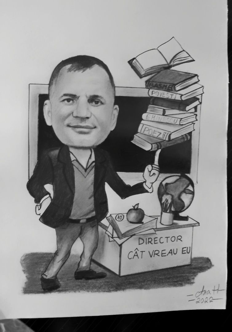 Caricaturi / Portrete oameni / animale companie la comanda