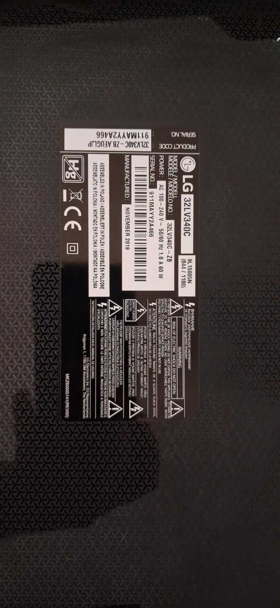 Телевизор ЛГ LG 32LV340C 32 инача