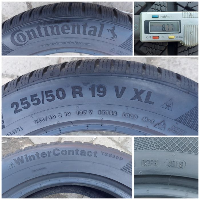 O bucată 255/50 R19 M+S iarnă - una Continental Michelin
